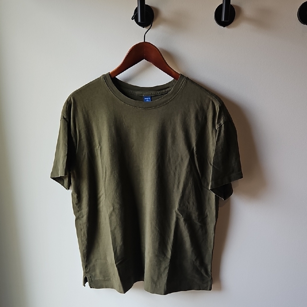 Old Navy Vintage Green Tee - Large TALL - EUC